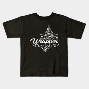 Gangsta Wrapper - Christmas Funny Kids T-Shirt